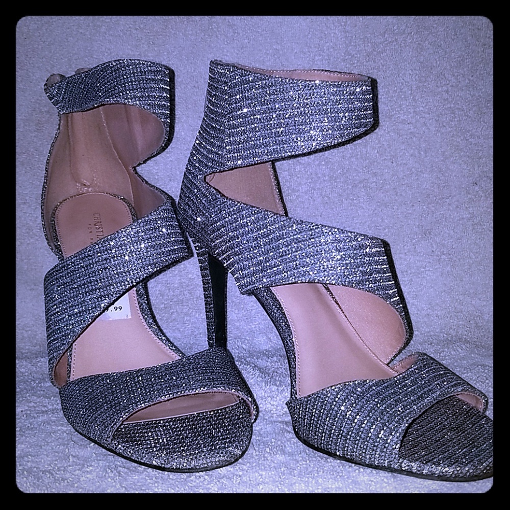 Christian Siriano Sparkly Heels